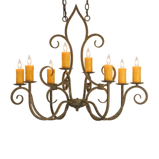 2nd Ave Design 01.0731.36.OVAL.OR.CC22 Clifton Chandelier in Organic Rust