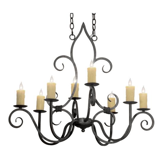 2nd Ave Design 01.0731.36.OVAL Clifton Oval Chandelier in French Bronze