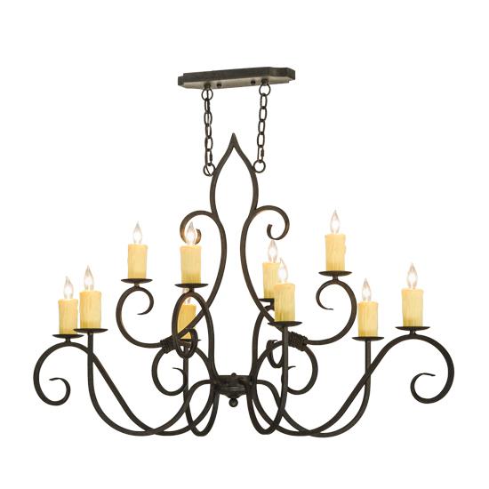 2nd Ave Design 01.0731.48.OVAL.CN.CC23 Clifton Chandelier in Chestnut