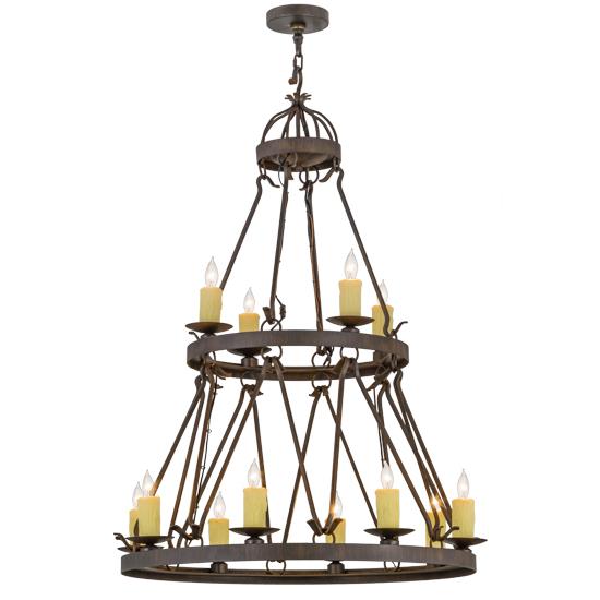 2nd Ave Design 01.0750.36.CL Lakeshore Chandelier in Classic Rust