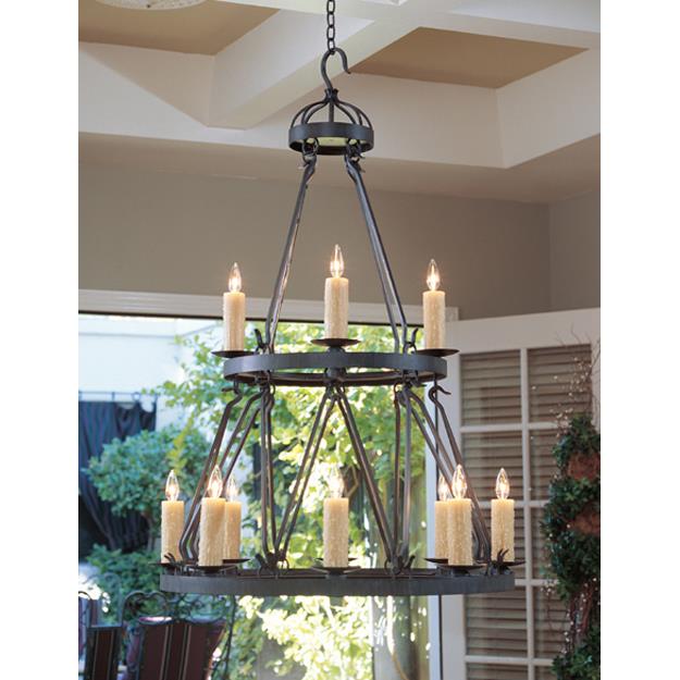 2nd Ave Design 01.0750.36 Lakeshore Chandelier in Antique Iron Gate