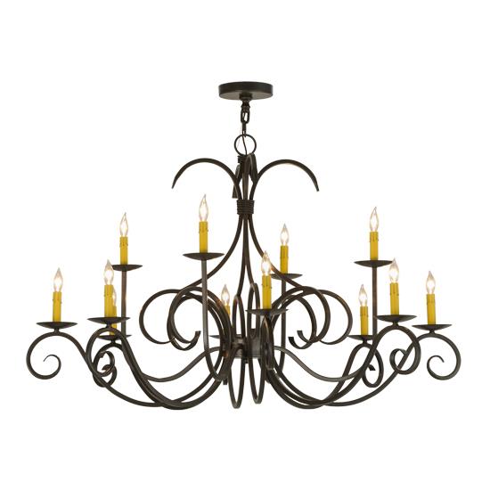 2nd Ave Design 01.0779.48.30H Cypress Chandelier in Timeless Bronze