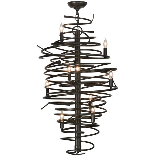 2nd Ave Design 01.1075.18.BRZ Cyclone Chandelier in Timeless Bronze
