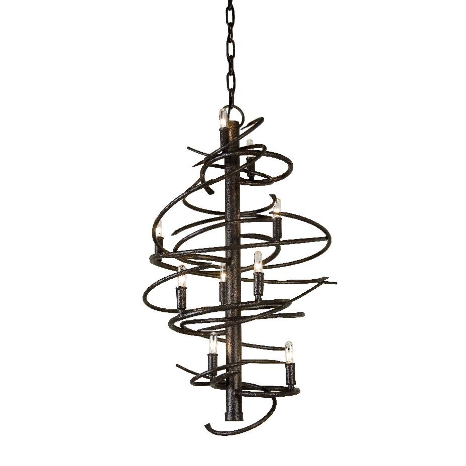 2nd Ave Design 01.1075.18 Cyclone 9 Chandelier in Cajun Spice
