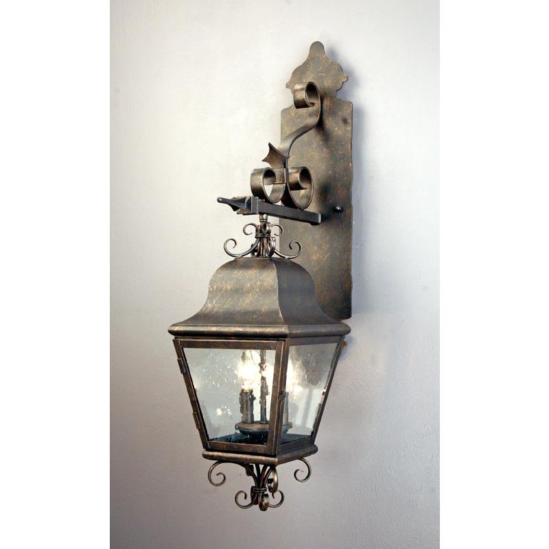 2nd Avenue Lighting 03.1323.9 Palmer DS Bracket Lantern - Medium Exterior Lantern in Gilded Tobacco
