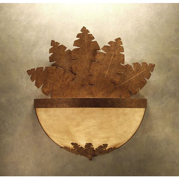 2nd Ave Design 04.1085.24 Tropicana Sconce in Organic Rust