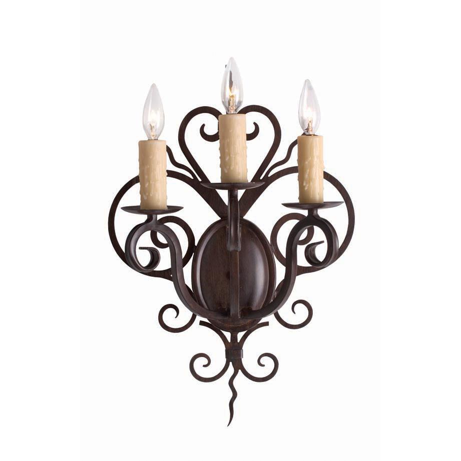 2nd Ave Design 04.1091.3 Kenneth Sconce in Rustic Iron