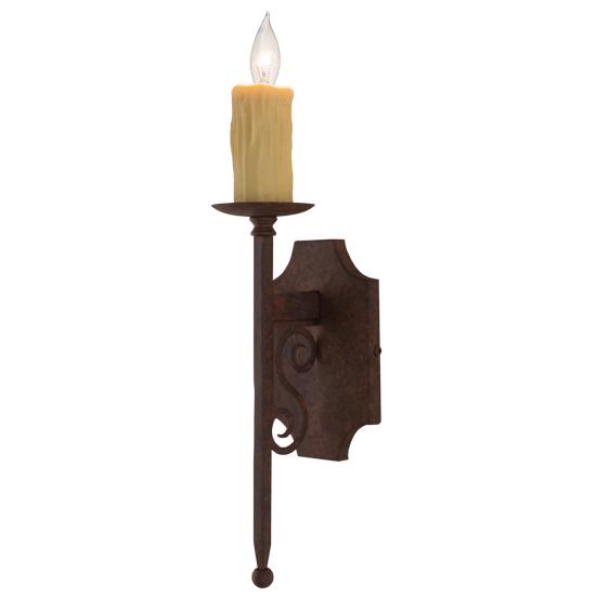 2nd Avenue Lighting 04.1116.1.17H.MOD Toscano Indoor Wall Sconce in Rusty Nail (Textured)