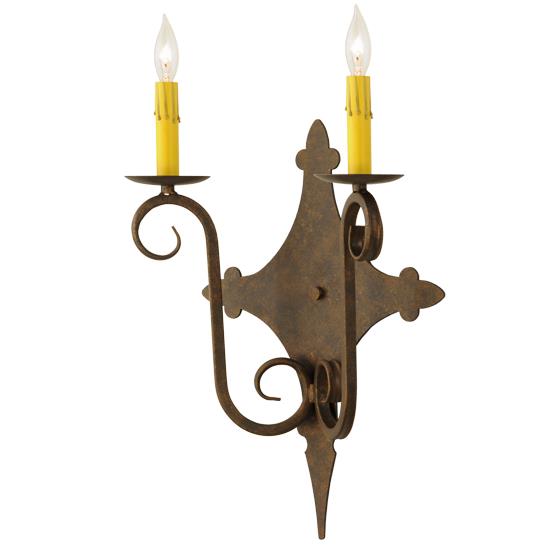 2nd Ave Design 04.1127.2.GT Angelique Sconce in Gilded Tobacco