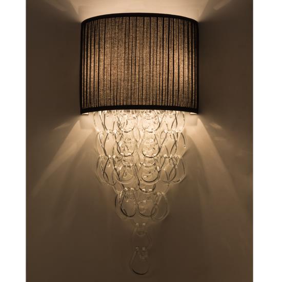 2nd Avenue Lighting 04.1484.15.X.044U Lucy Indoor Wall Sconce in Blackened Pewter