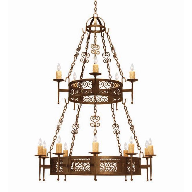2nd Ave Design 05.0747.48.2TR Toscano Chandelier in Gilded Tobacco