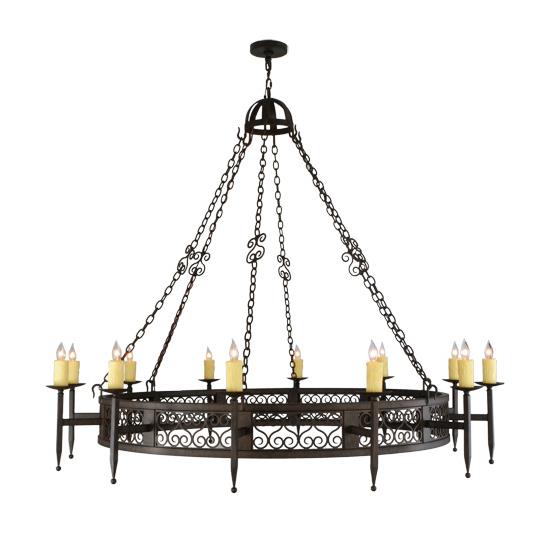 2nd Avenue Lighting 05.0747.72.1TR.CC23 Toscano Chandeliers in Classic Rust
