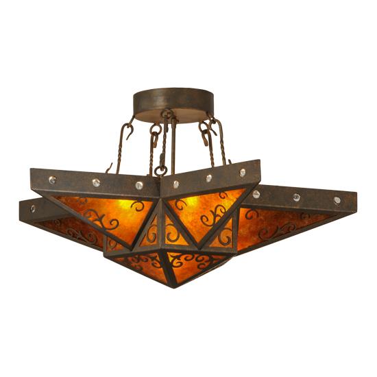 2nd Ave Design 05.1203.36 Star Ceiling Mount in Gilded Tobacco