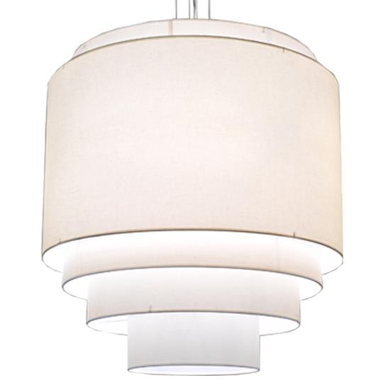 2nd Avenue Lighting 1-0059178198-175CFL  Cilindro 5 Tier Pendant in White Powder Coat