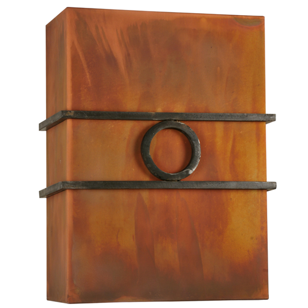 2nd Avenue Lighting 1-0462231305-202-LED  Bandino Wall Sconce in Acid Burnt Copper & Costello Black
