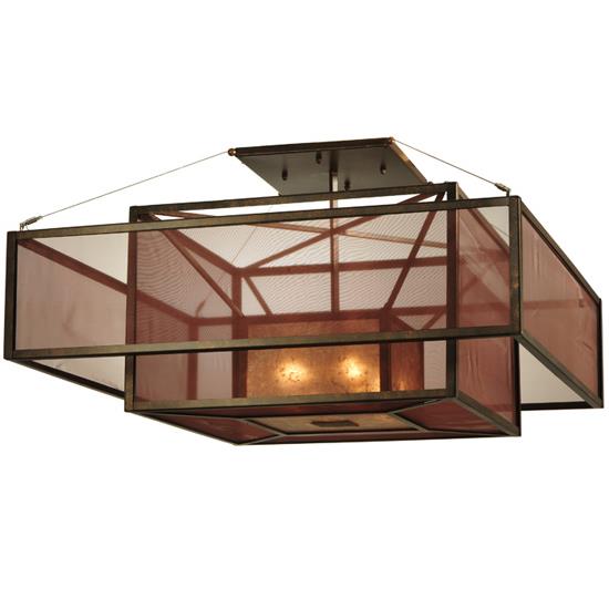 2nd Ave Design 200116.3 Umador Semi-flushmount Ceiling Mount in Guilded Tobacco