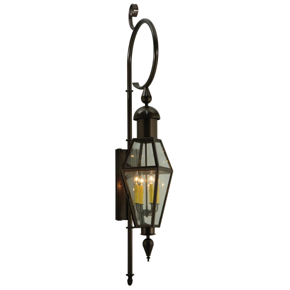 2nd Avenue Lighting 59735-66  August Lantern Wall Sconce in Timeless Bronze