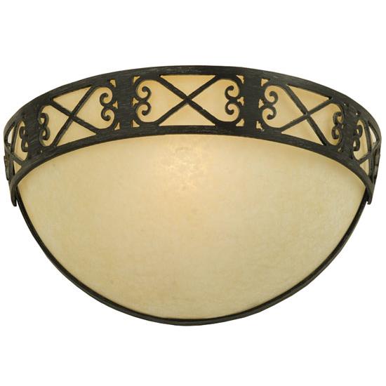 2nd Ave Design 213561-1 Toscano Sconce in Antique Iron Gate