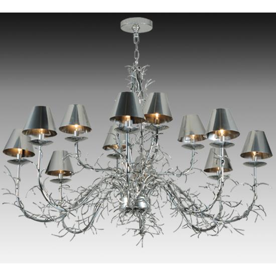 2nd Ave Design 87730.48.32.MS Twig 12 Light Chandelier Chandelier in Extreme Chrome