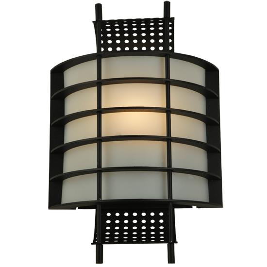 2nd Ave Design 04.1073.IN Agate Sconce in Tex Black