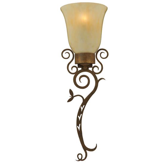 2nd Ave Design 04.0916.MOD.CFL Zoey Sconce in Pompeii Gold
