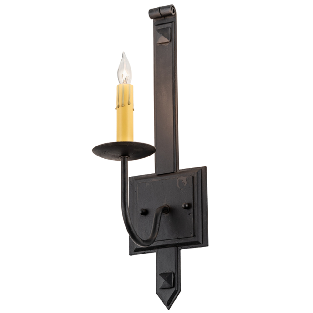 2nd Avenue Lighting 61703-2  Primitive Wall Sconce in Costello Black