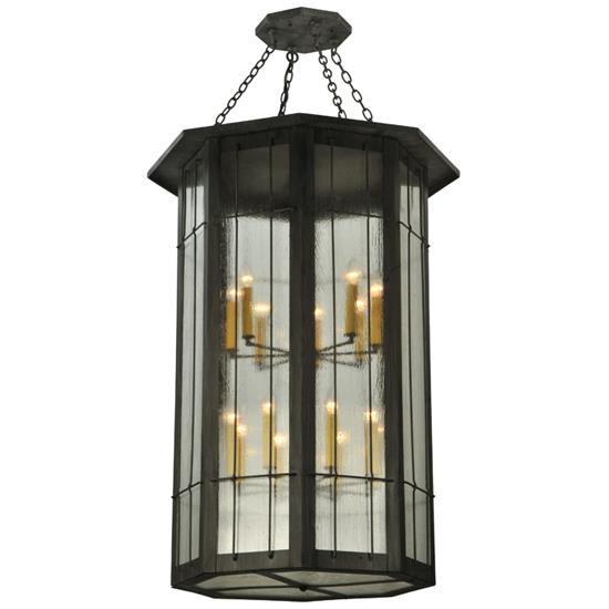 2nd Ave Design 14670-1.pendant West Albany Pendant in Antique Iron Gate