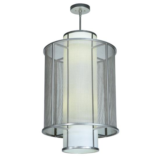 2nd Ave Design 217654.4 Cilindro Mesh Pendant in Nickel