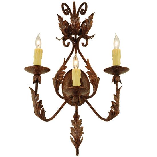2nd Ave Design 75400.3.28H French Elegance Sconce in Oxide Bronze