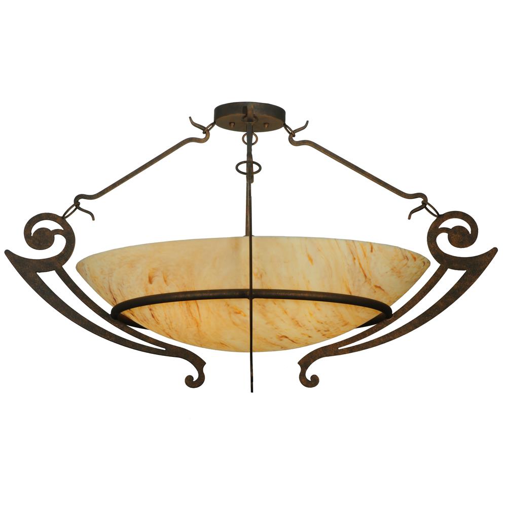 2nd Avenue Lighting 05.0721.42.24H.MOD  Ceres Semi-Flushmount in Gilded Tobacco