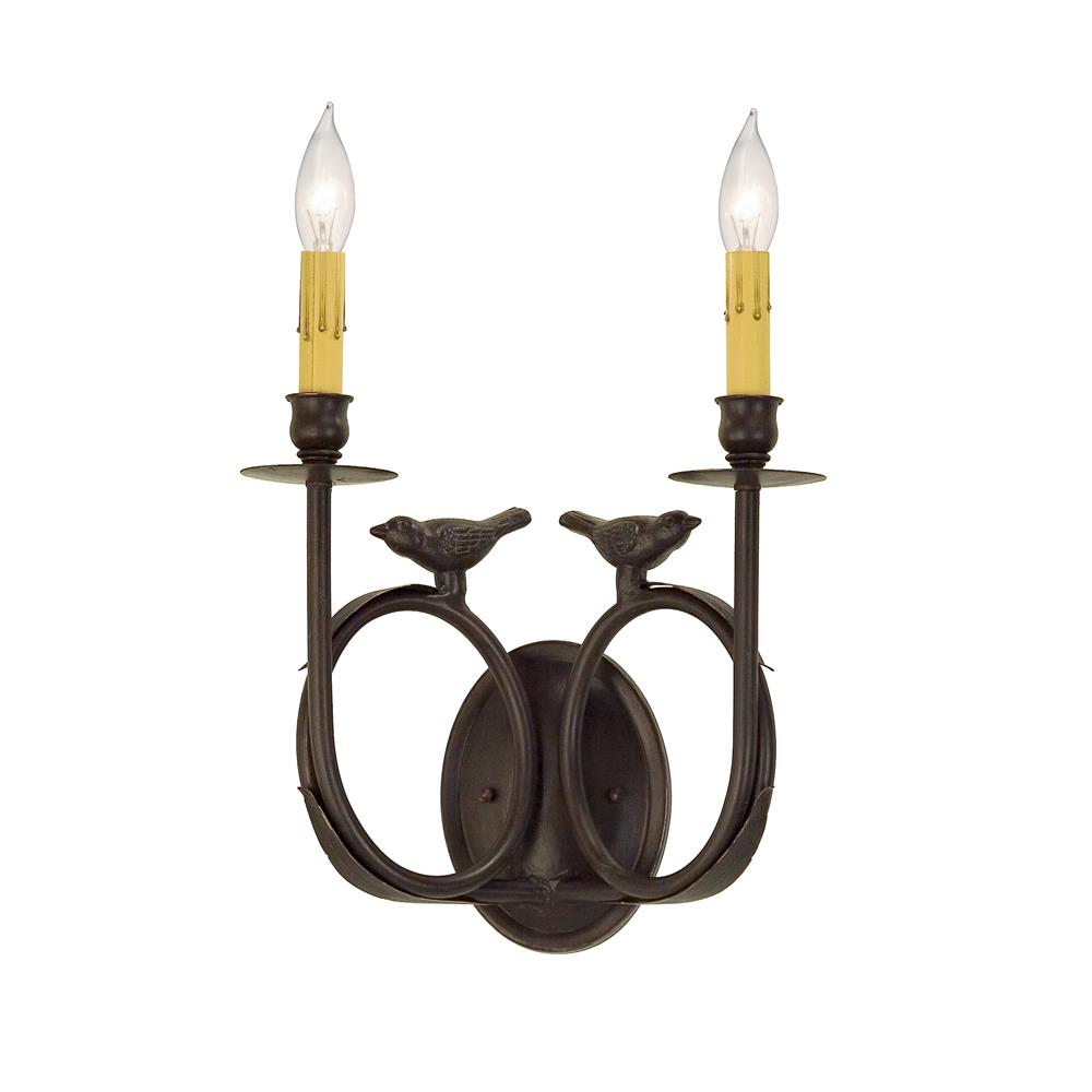 2nd Avenue Lighting 04.1394.2  Ornith 2 Light Wall Sconce 