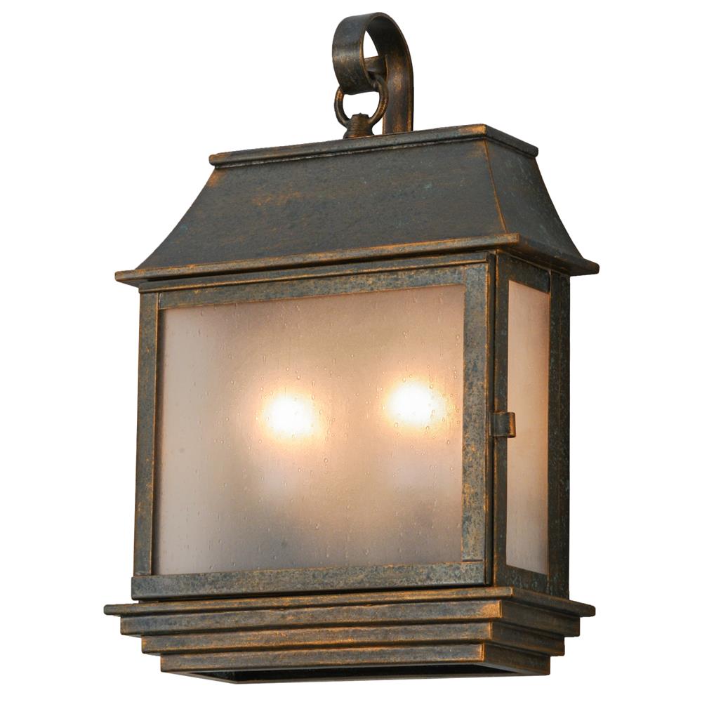 2nd Avenue Lighting 214419-1  Bastille Pocket Lantern Wall Sconce in Golden Bronze