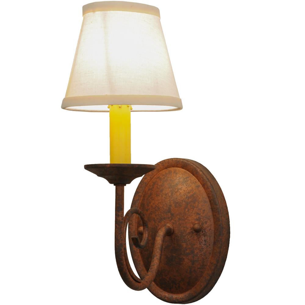 2nd Avenue Lighting 75948.1.RN  Jenna 1 Light Wall Sconce in Rusty Nail