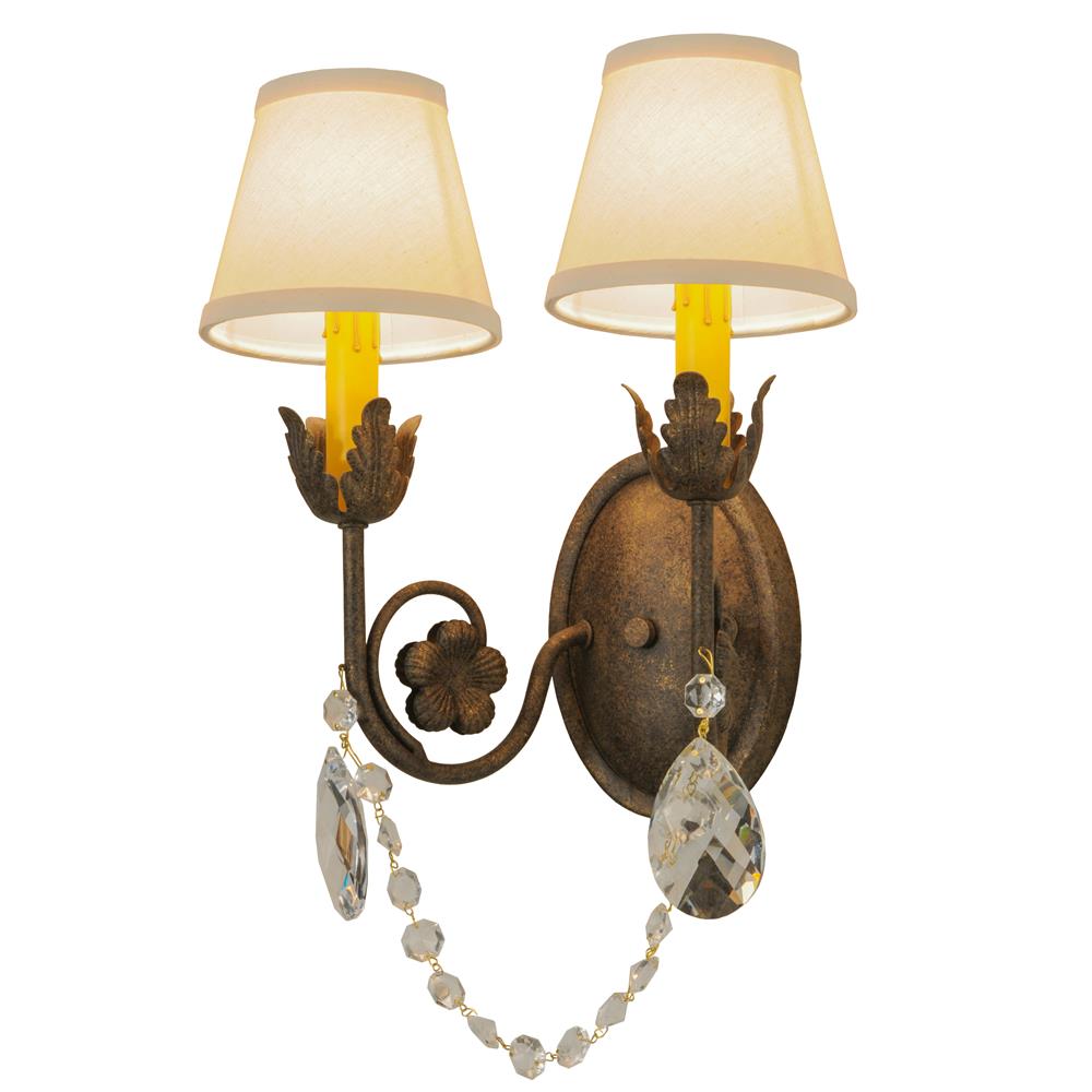 2nd Avenue Lighting 75806.2.X.073T  Antonia 2 LT Wall Sconce in Antiquity