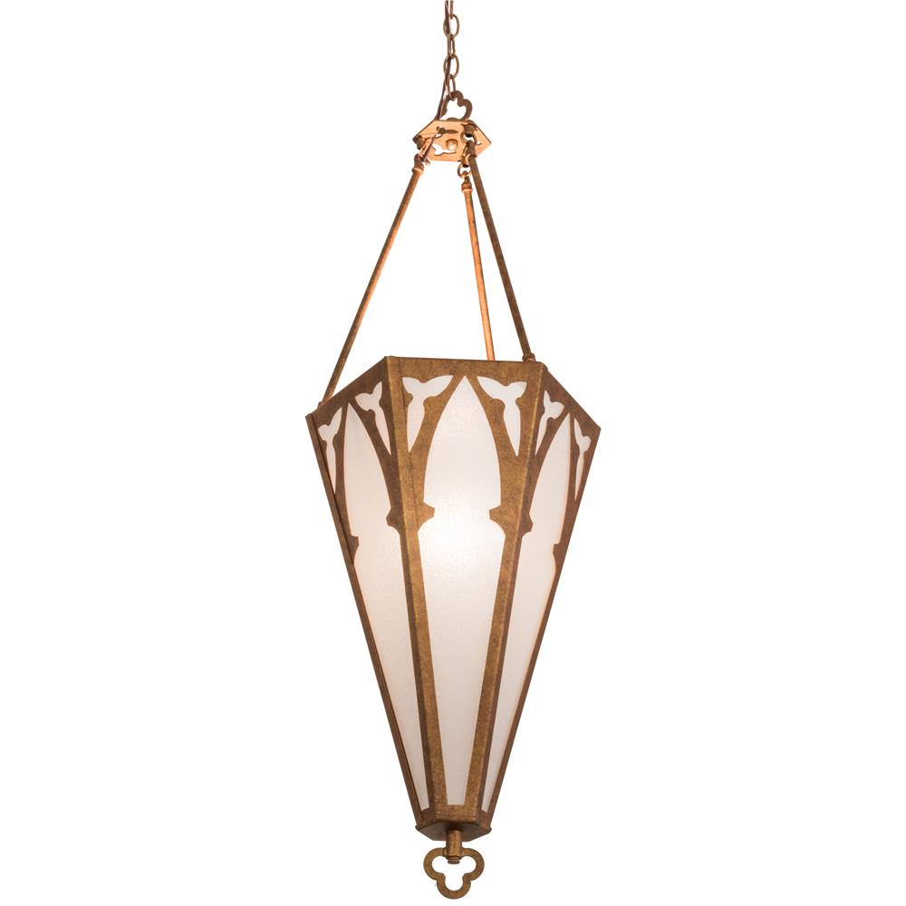2nd Avenue Lighting 64023-1 W Church Inverted Pendant in Autumn Leaf