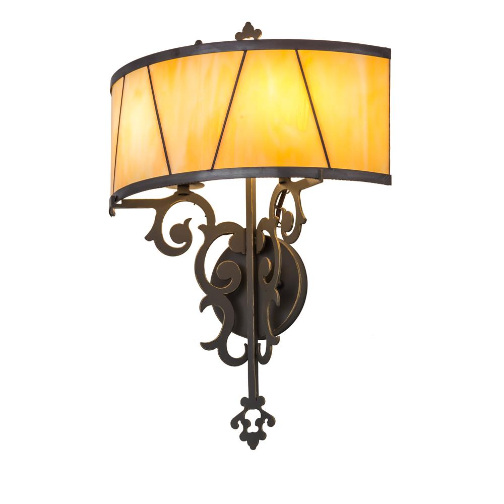 2nd Avenue Lighting 203494-1 1 Aneila Honeycomb Wall Sconce in Timeless Bronze