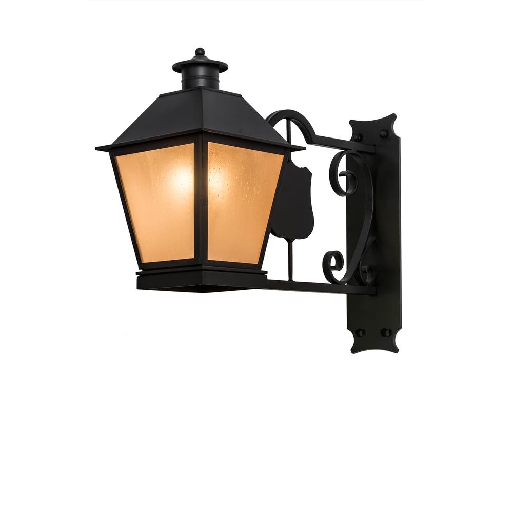 2nd Avenue Lighting 221254-3  Stafford Lantern Wall Sconce in Blackwash