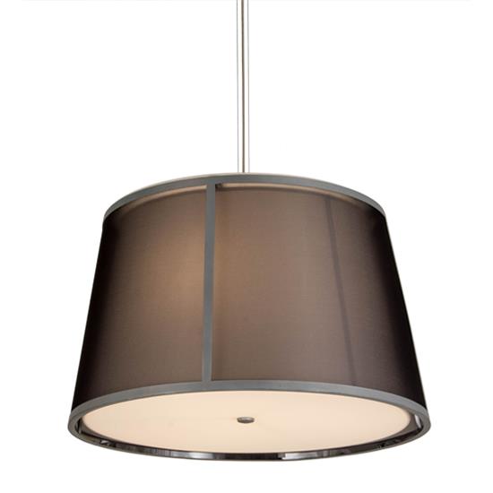 2nd Avenue Lighting 47110-498A  Cilindro Tapered Pendant in Weatherable Silver