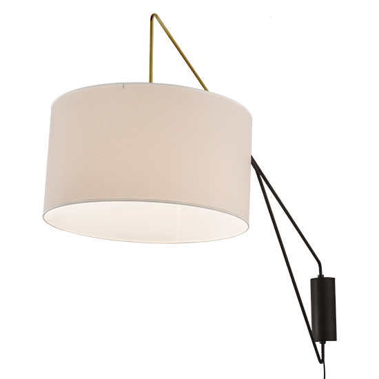 2nd Avenue Lighting 18938-194 Cilindro Textrene ADA Sconce in Solar Black
