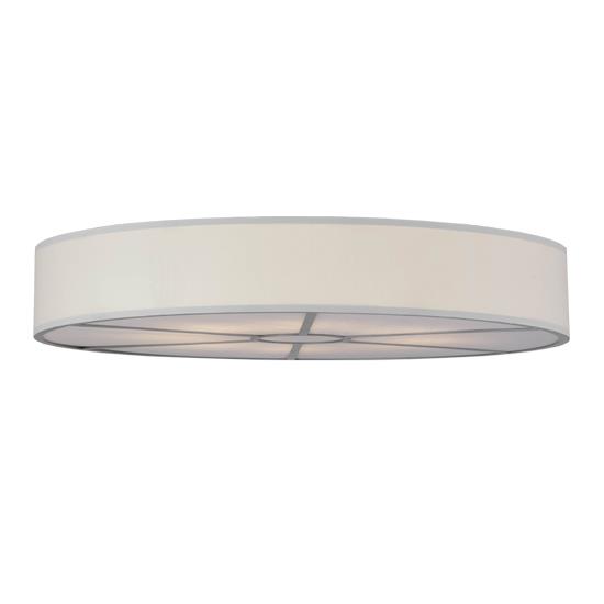 2nd Ave Design 19216-5 Cilindro Blanco Textrene Ceiling Mount in Nickel
