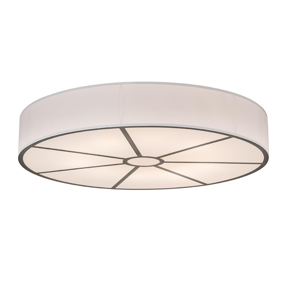 2nd Avenue Lighting 48259-1090 Cilindro Textrene Flush Mount in Nickel
