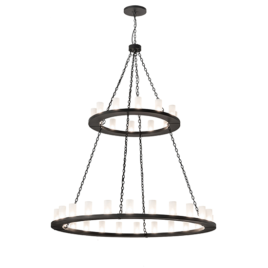 2nd Avenue Lighting 48259-1110 Loxley Chandelier in Textured Black