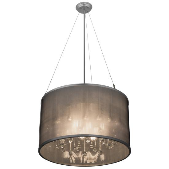 2nd Avenue Lighting 200015-99 Cilindro Shimmer Pendant in Extreme Chrome