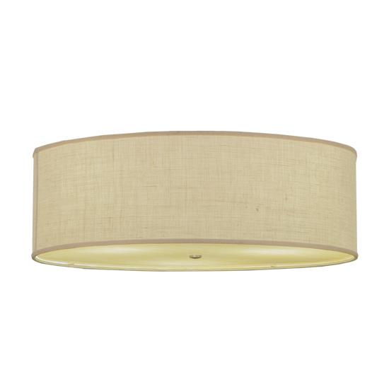 2nd Avenue Lighting 200015-57A Cilindro Burlap Blanco Ceiling Mounts