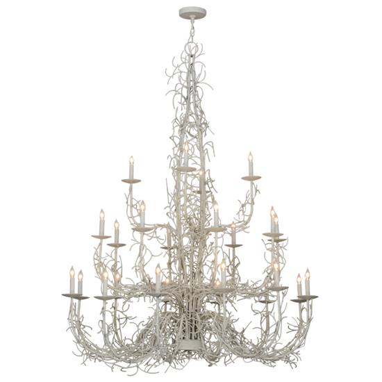 2nd Ave Design 200076-22 Twigs Chandelier in Almond Overcast