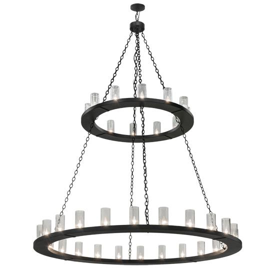2nd Avenue Lighting 200076-47 Loxley Chandelier in Black Textured