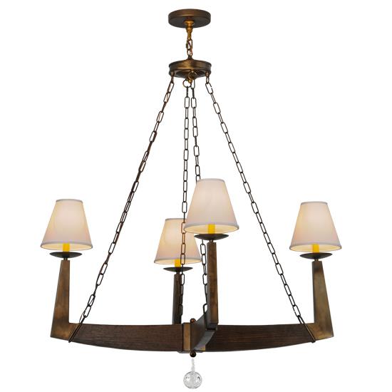 2nd Avenue Lighting 200109-23 Nadine Chandeliers in Antique Copper