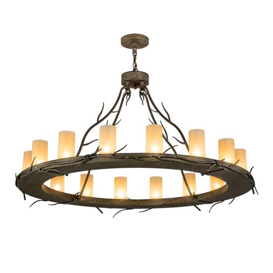 2nd Avenue Lighting 200531-6 Loxley Chandelier in Vintage Moss Patina