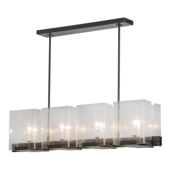 2nd Avenue Lighting 202247-2.41 Ice Cube Chandeliers in Timeless Bronze