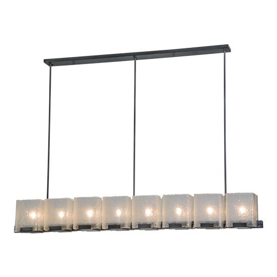 2nd Ave Design 202247.2 Ice Cubes Chandelier in Black Chrome Over Nickel
